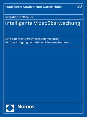 cover image of Intelligente Videoüberwachung